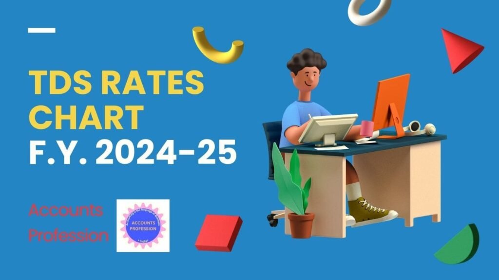 TDS RATE Chart F.Y. 2024-25