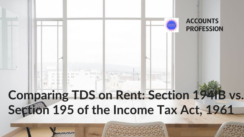 TDS on rent