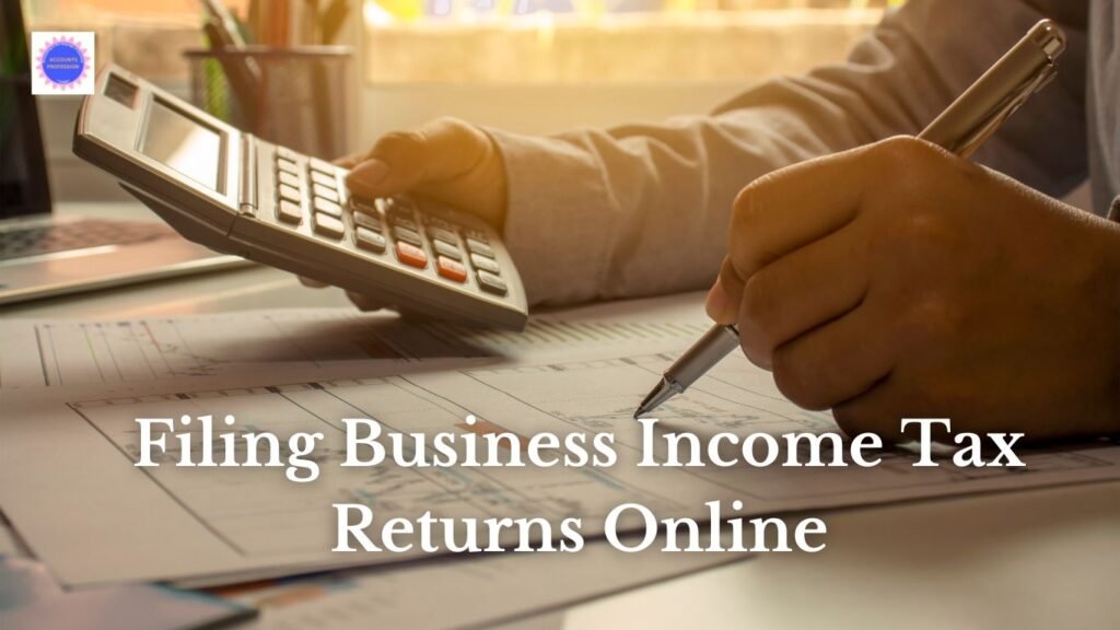 Filing Business Income Tax Returns Online