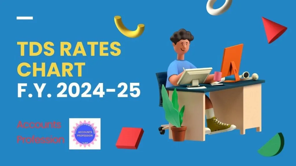 TDS RATE Chart F.Y. 2024-25