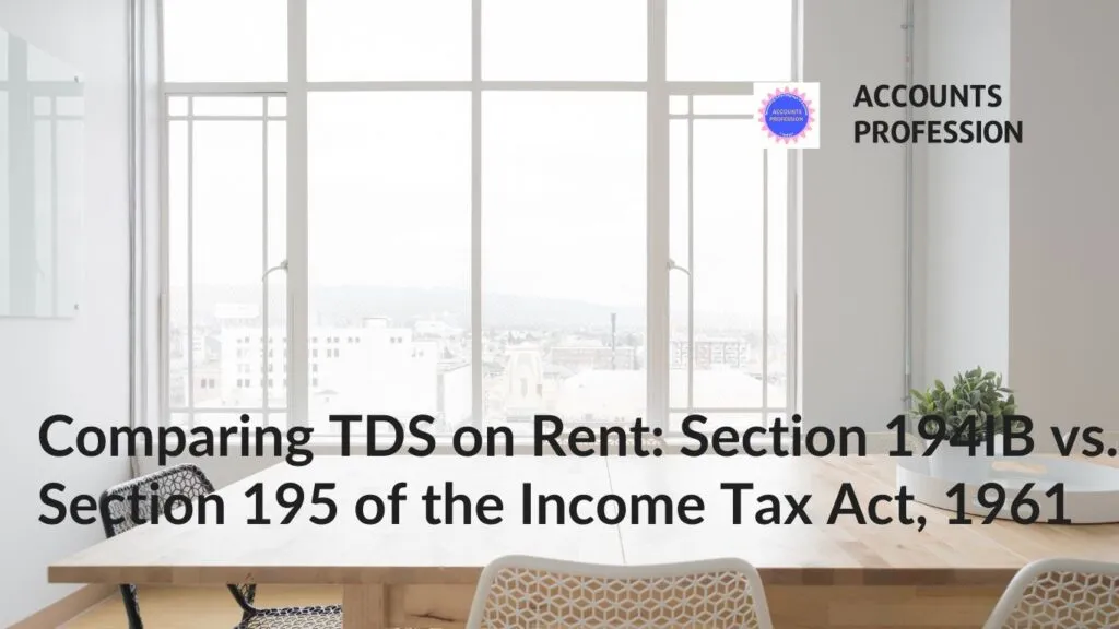 TDS on rent